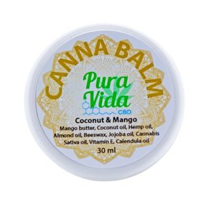 Pura Vida Canna Balm 30ml (Coconut & Mango) Hemp Products