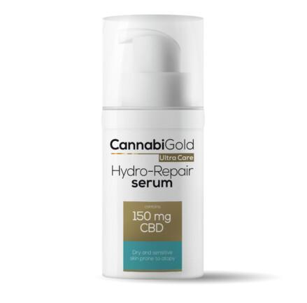CannabiGold Ultra Care Hydro-Repair Serum Dry and Sensitive Skin Prone to Atrophy 30ml 150mg Skincare 2