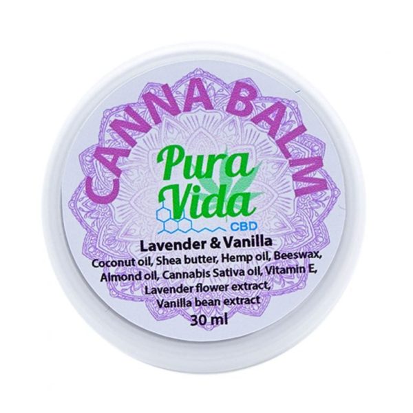 Pura Vida Canna Balm 30ml (Lavender & Vanilla) Skincare 2
