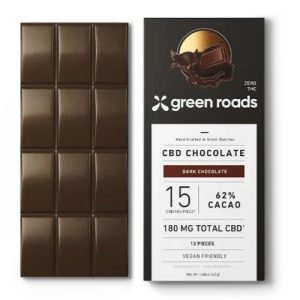 Green Roads CBD Chocolate 62% Cacao 180mg Food