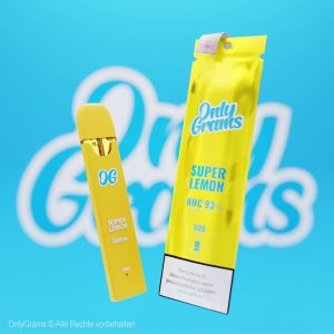 Only Grams Super Lemon – HHC Disposable Vape 1ml HHC Vape